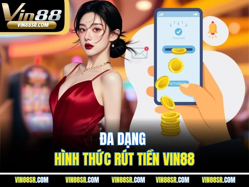 Đa dạng hình thức rút tiền Vin88
