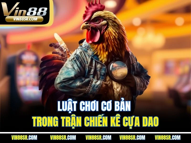 Luật chơi cơ bản trong trận chiến kê cựa dao